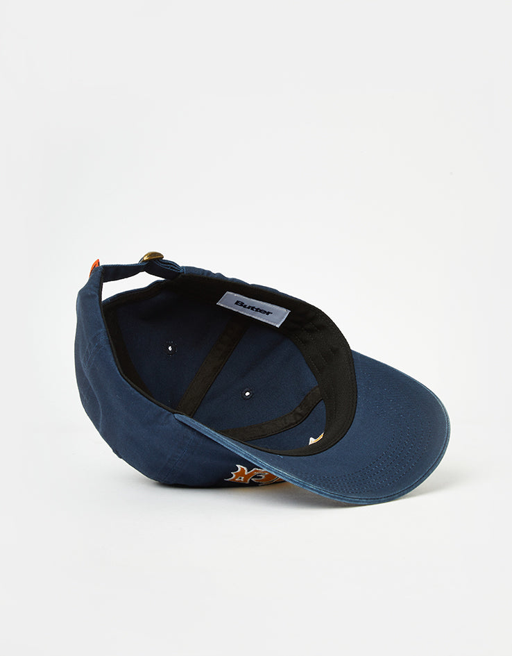 Butter Goods Encounter 6 Panel Cap - Navy