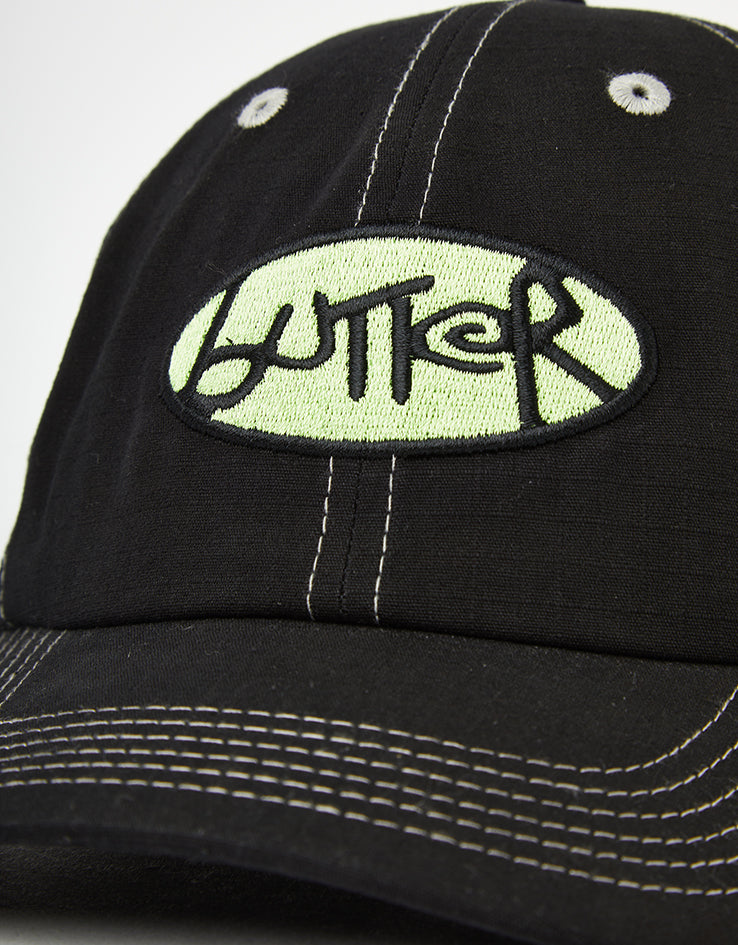 Butter Goods Abseil 6 Panel Cap - Black