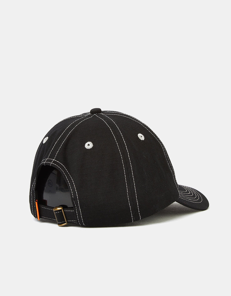 Butter Goods Abseil 6 Panel Cap - Black