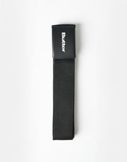 Butter Goods Logo Woven Web Belt - Black