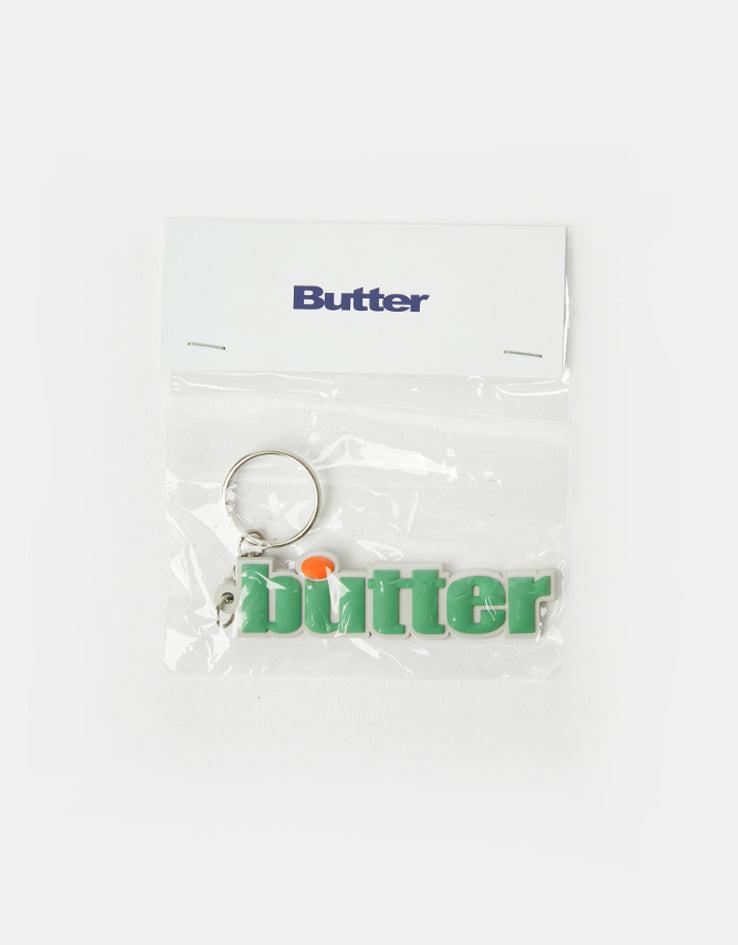 Butter Goods Ace Rubber Keychain - Green
