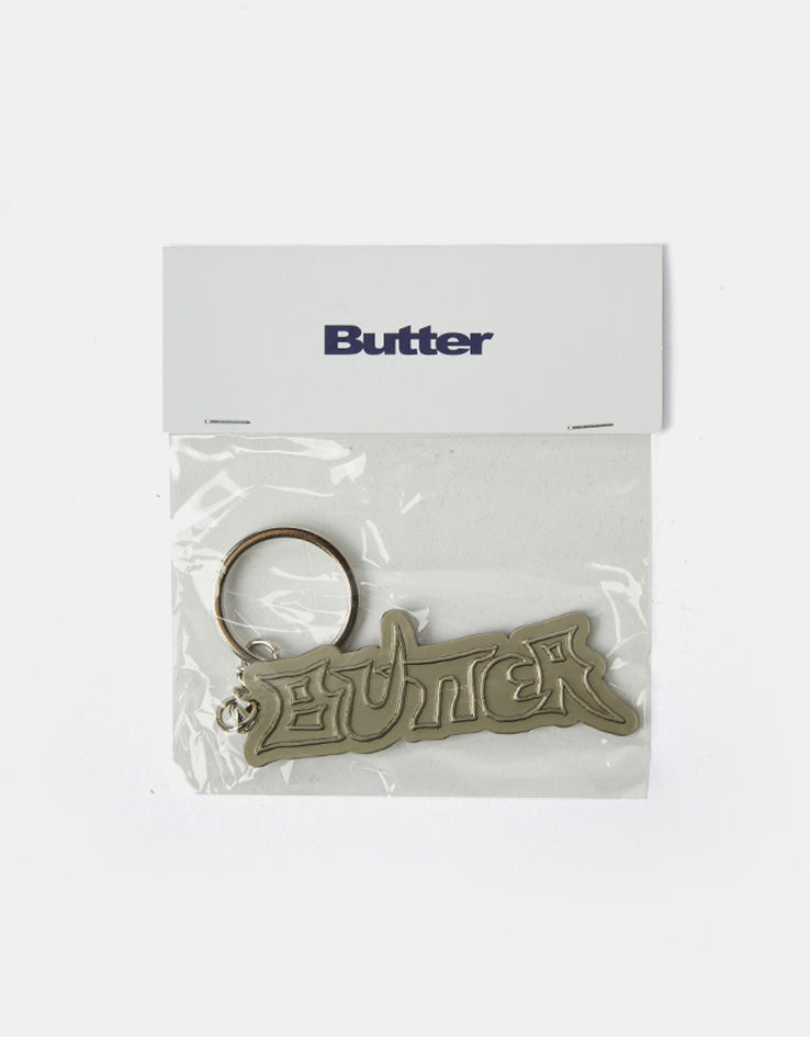 Butter Goods Encounter Metal Keychain - Silver