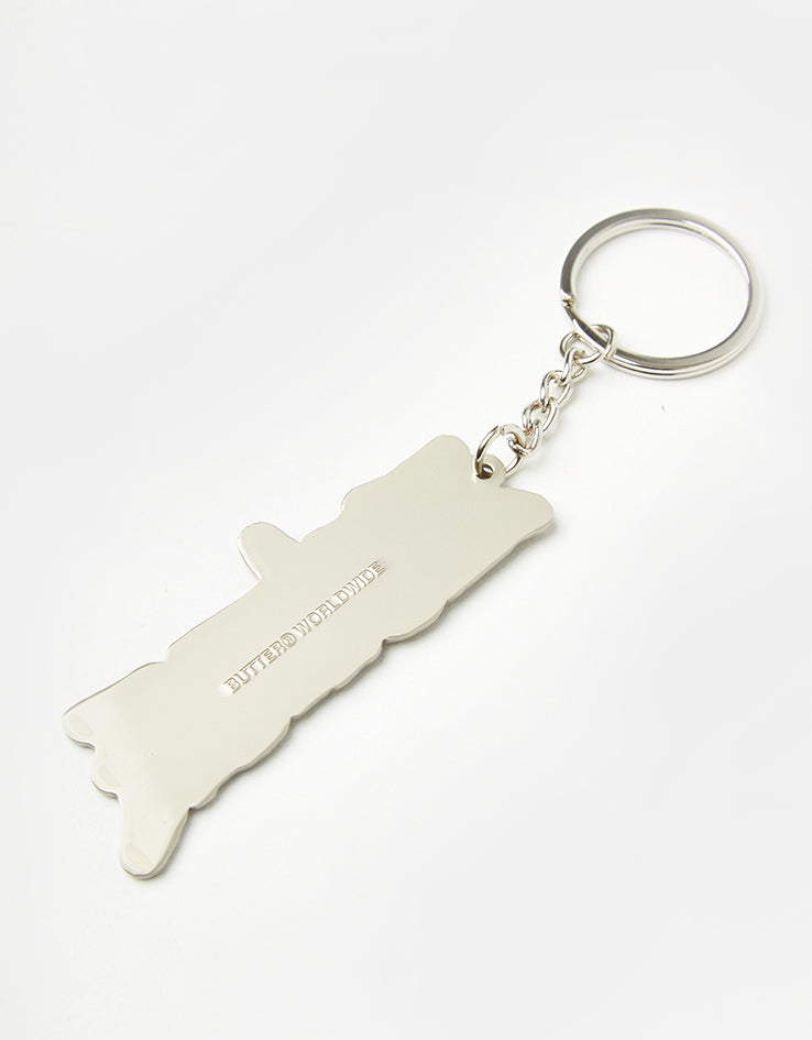 Butter Goods Encounter Metal Keychain - Silver