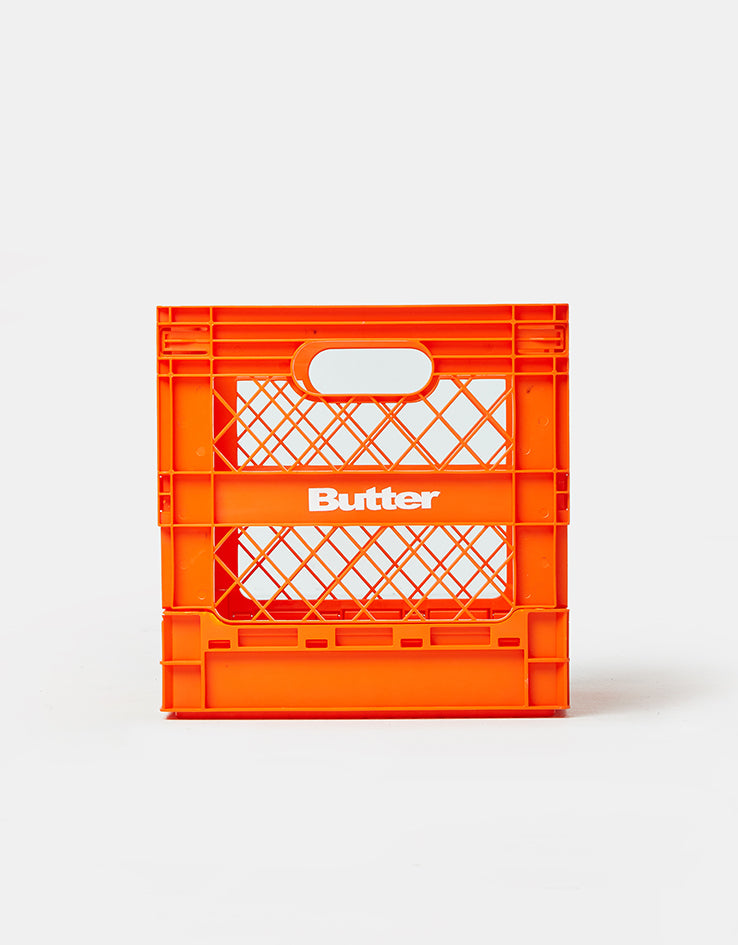 Butter Goods Collapsable Record Crate - Orange