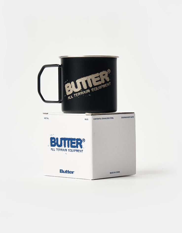 Butter Goods Metal Mug - Black