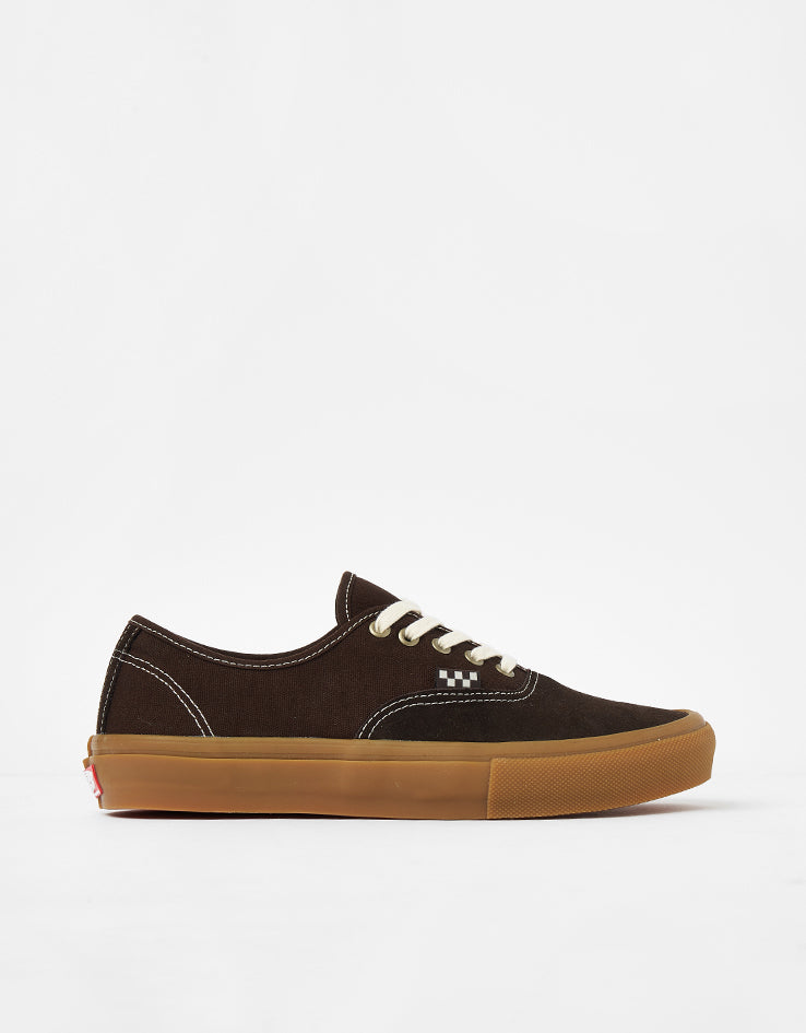 Vans Skate Authentic Shoes - Brown/Gum