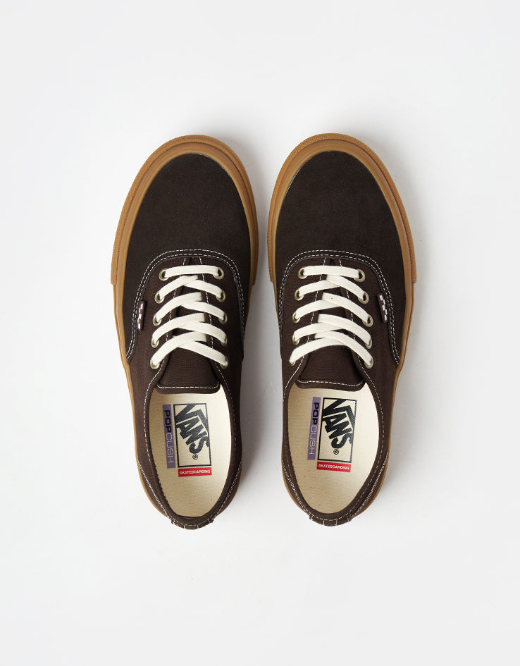 Vans Skate Authentic Shoes - Brown/Gum