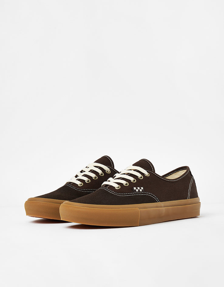 Vans Skate Authentic Shoes - Brown/Gum