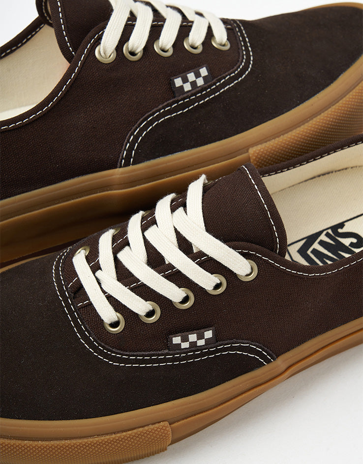 Vans Skate Authentic Shoes - Brown/Gum
