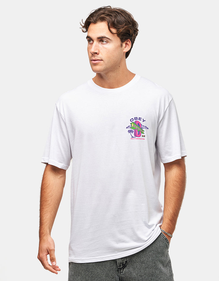 Obey Dream Construction T-Shirt - White