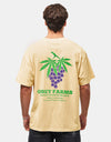 Obey Farms T-Shirt - Pale Yellow