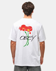 Obey Poppies T-Shirt - White
