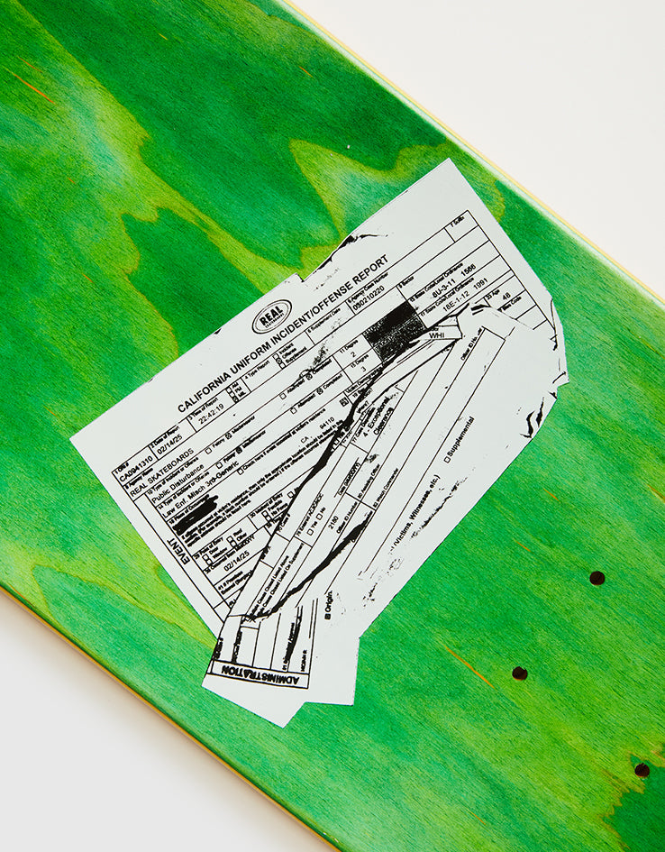 Real Double Duty Cops 'EASY RIDER' Skateboard Deck - 8.25"