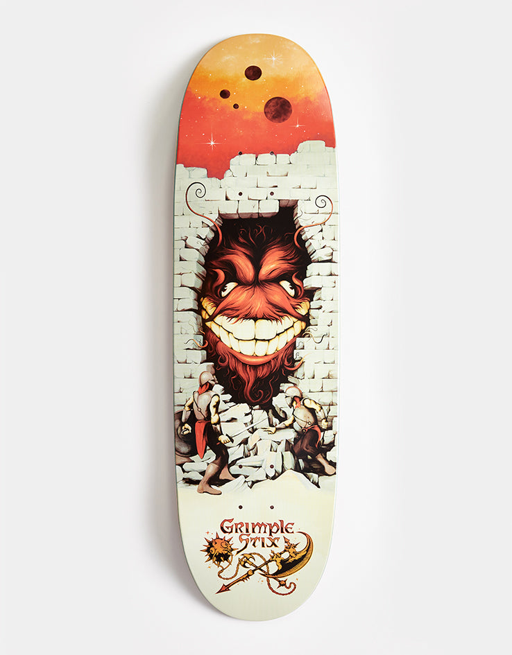 Anti Hero Grimplestix Barbarians Skateboard Deck - 8.75"