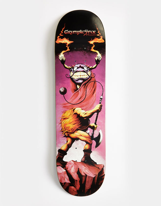 Anti Hero Hewitt Grimplestix Barbarians Skateboard Deck - 8.5"