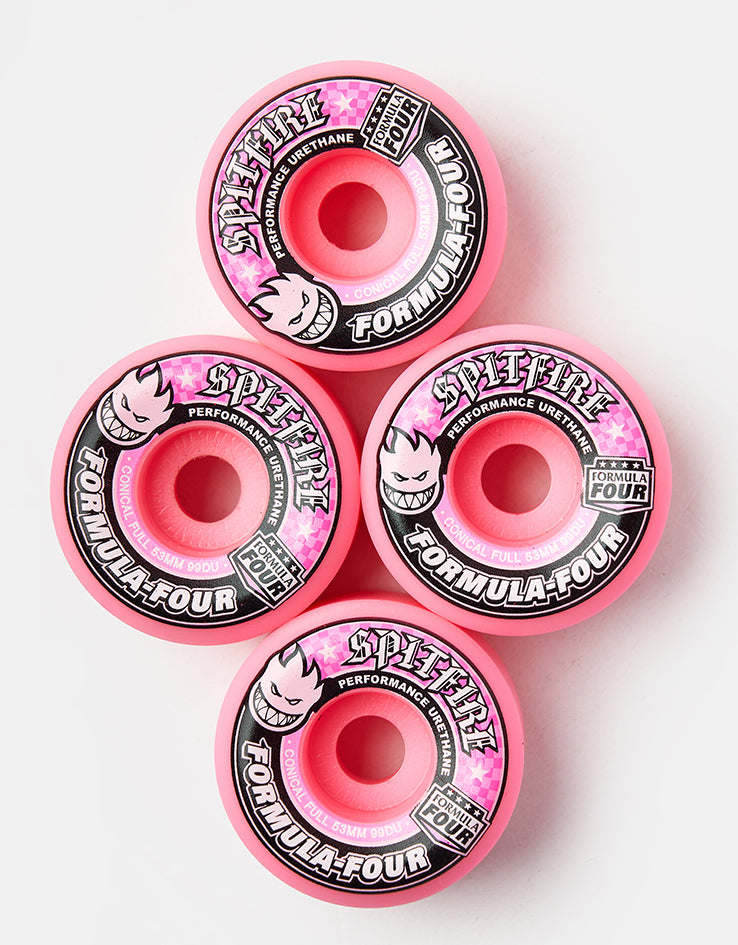 Spitfire Formula Four Conical Full 99d Skateboard Wheels - 53mm