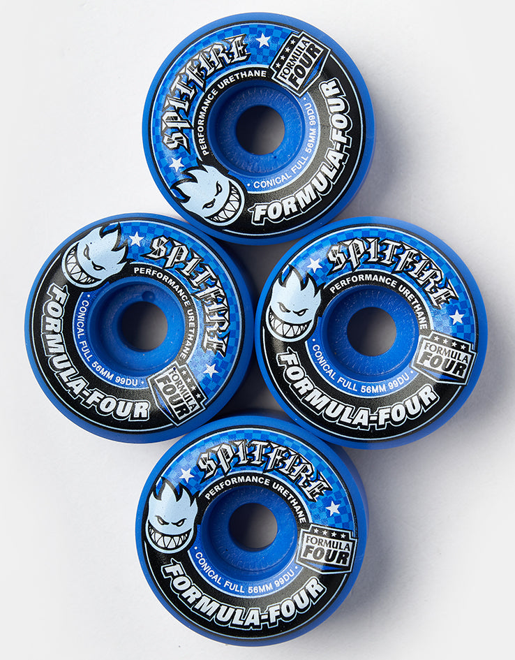 Spitfire Formula Four Conical Full 99d Skateboard Wheels - 56mm