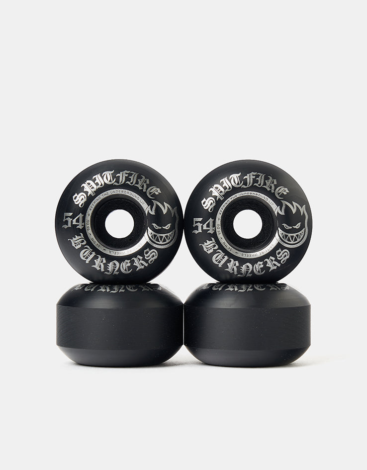 Spitfire Burners Black 99d Skateboard Wheels - 54mm