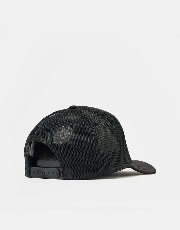 Thrasher x Neckface Who Cares Trucker Cap - Black