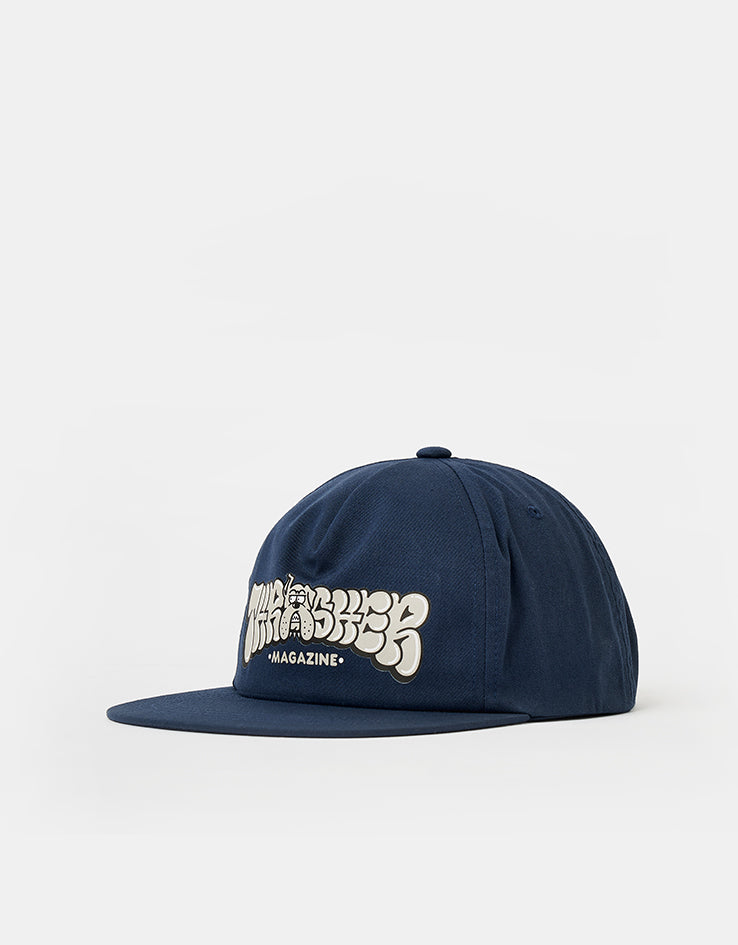 Thrasher Bully Snapback Cap - Navy