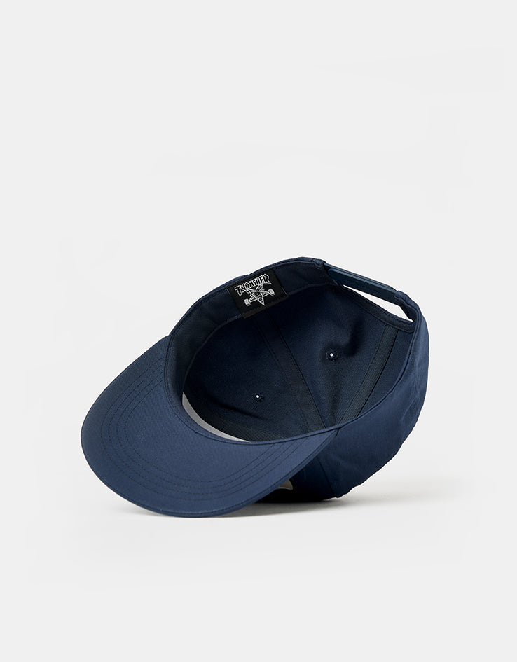 Thrasher Bully Snapback Cap - Navy