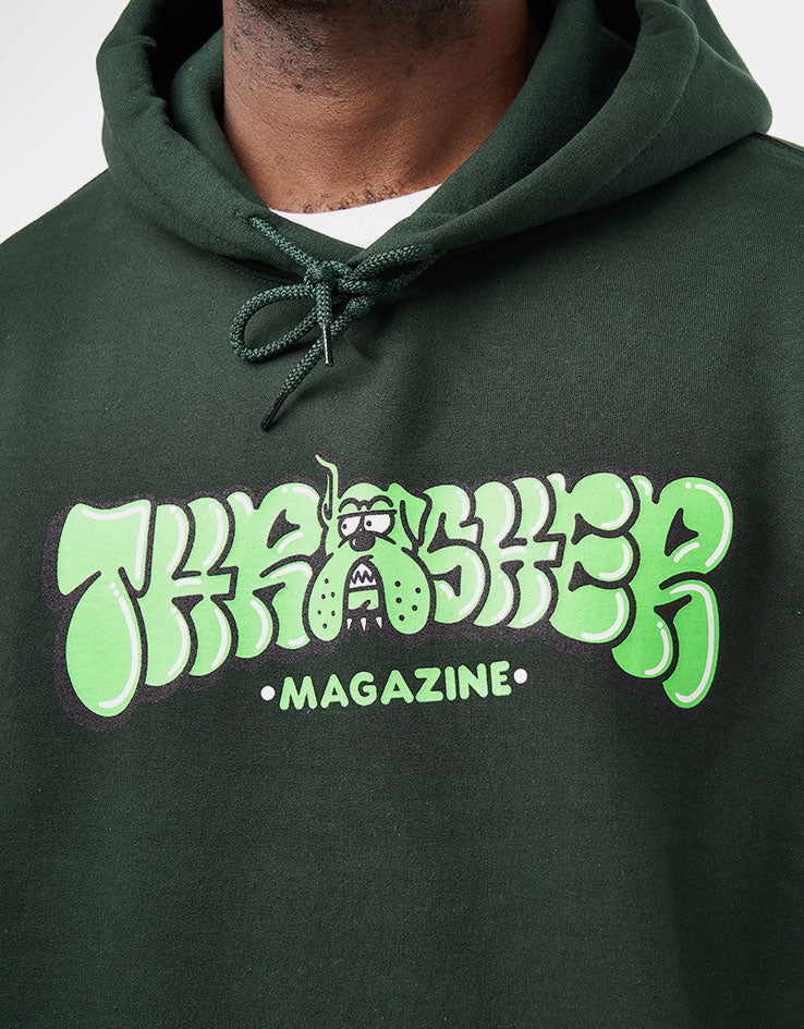 Thrasher Bully Pullover Hoodie - Forest Green