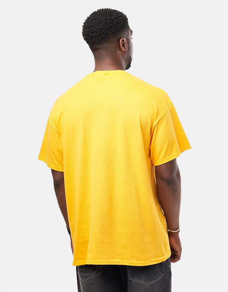 Thrasher Graff T-Shirt - Gold