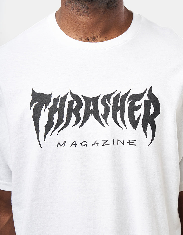 Thrasher Metal T-Shirt - White