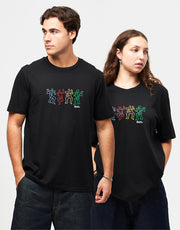 Route One Groovin' Organic T-Shirt - Black