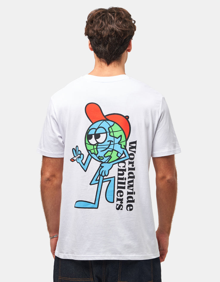 Route One Worldwide Chillers Organic T-Shirt - White