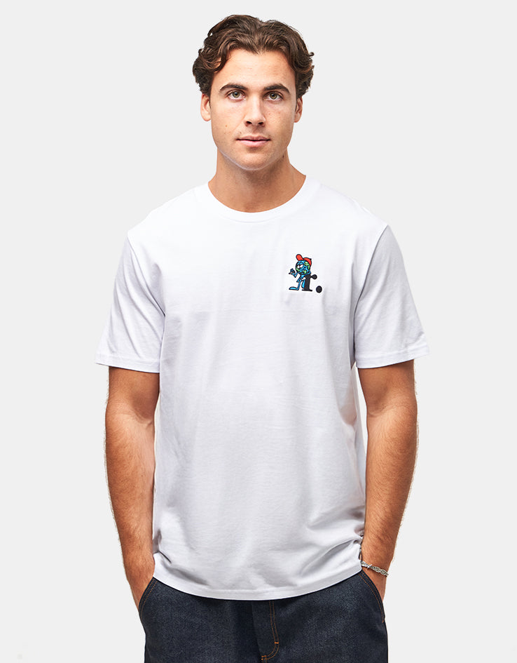 Route One Worldwide Chillers Organic T-Shirt - White