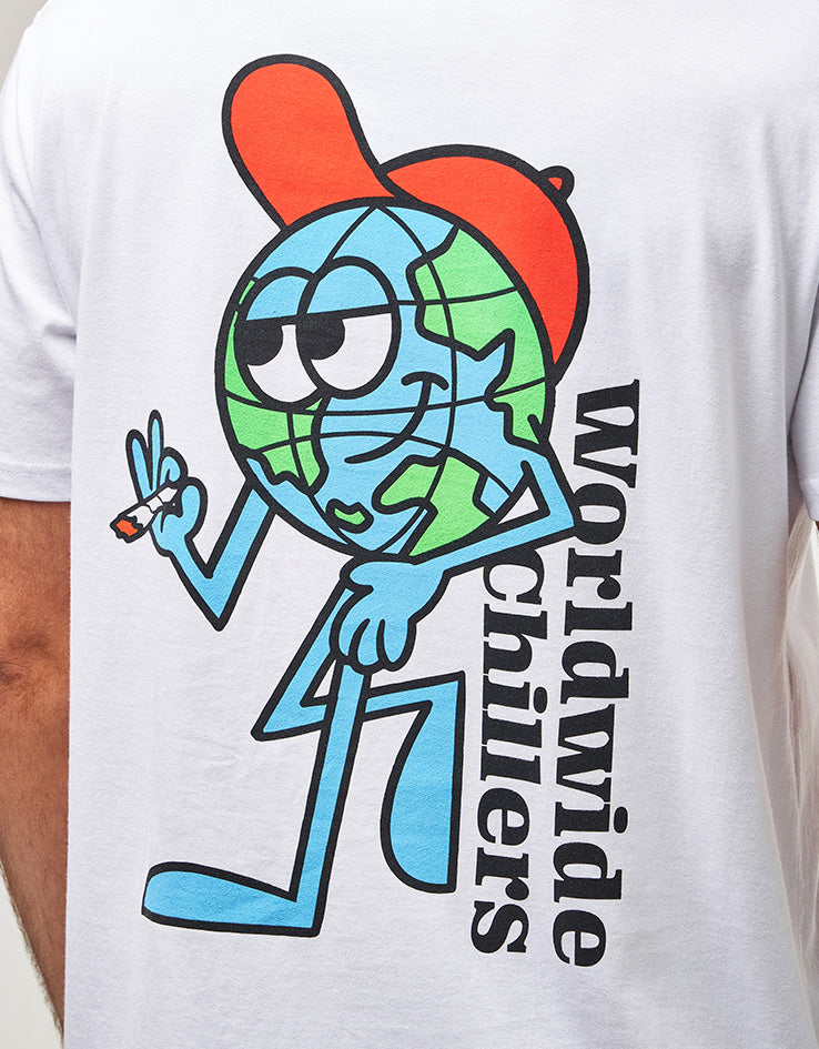 Route One Worldwide Chillers Organic T-Shirt - White