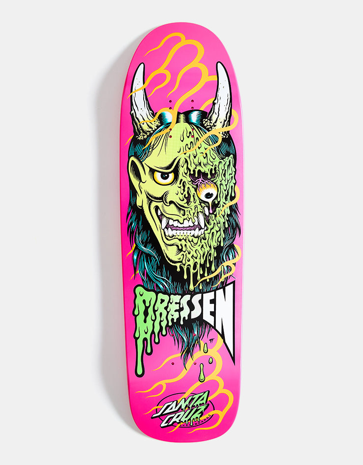 Santa Cruz Dressen Hannya Mask Skateboard Deck - 9.3"