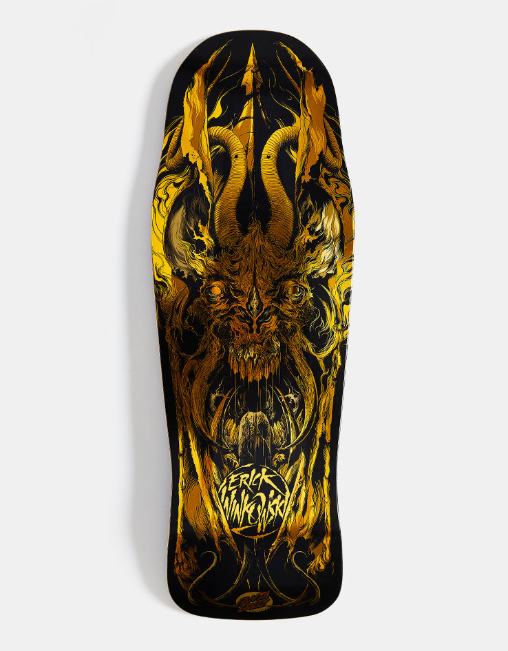 Santa Cruz Winkowski Primeval Gold Skateboard Deck - 10.34"