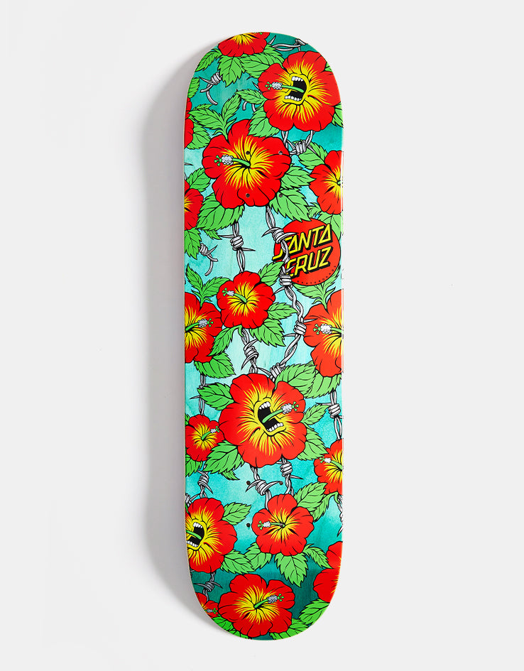 Santa Cruz Screaming Hibiscus Skateboard Deck - 8"