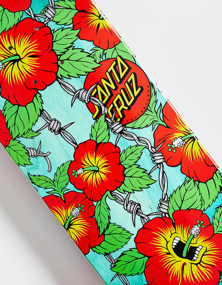 Santa Cruz Screaming Hibiscus Skateboard Deck - 8"