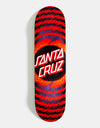 Santa Cruz Flame Ringed Dot Skateboard Deck - 8.5"
