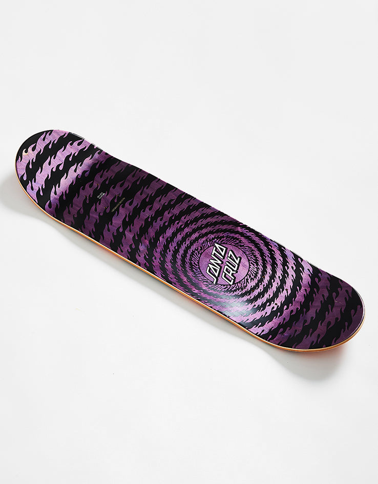Santa Cruz Flame Ringed Dot Skateboard Deck - 8.5"