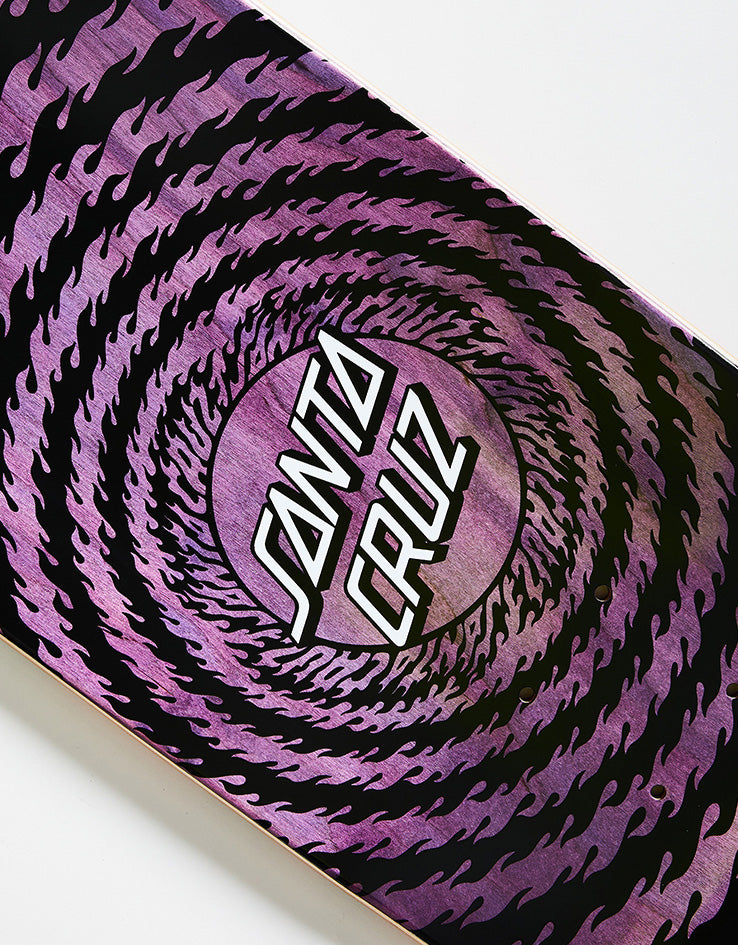 Santa Cruz Flame Ringed Dot Skateboard Deck - 8.5"