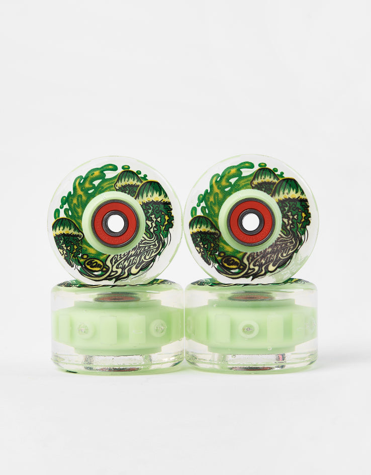 Slime Balls Jelly Fish GITD Light Ups 78a Skateboard Wheels - 60mm