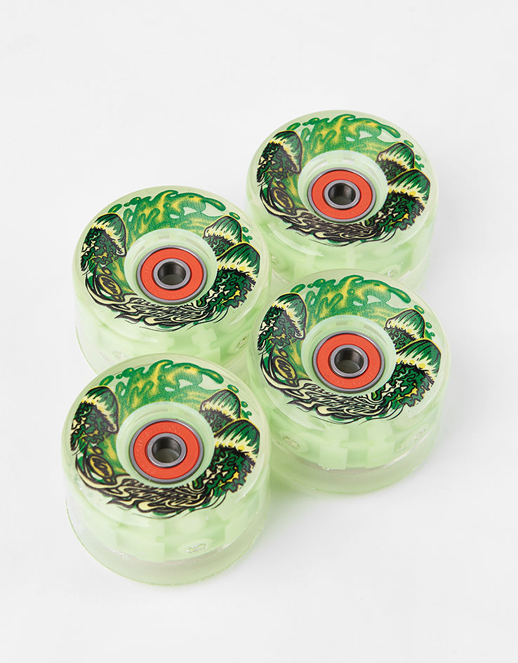 Slime Balls Jelly Fish GITD Light Ups 78a Skateboard Wheels - 60mm