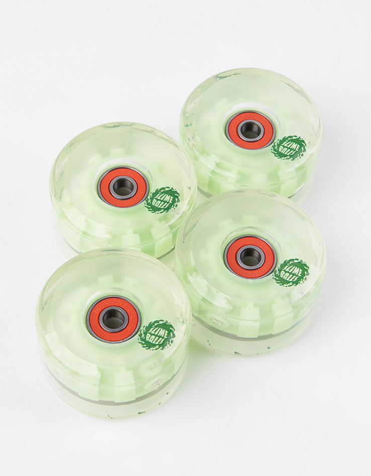Slime Balls Jelly Fish GITD Light Ups 78a Skateboard Wheels - 60mm