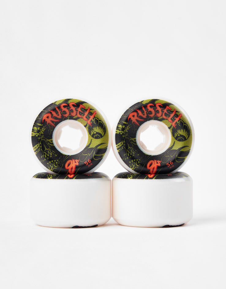OJ Russell Optic Nightmare Elite Hardline 99a Skateboard Wheels - 56mm