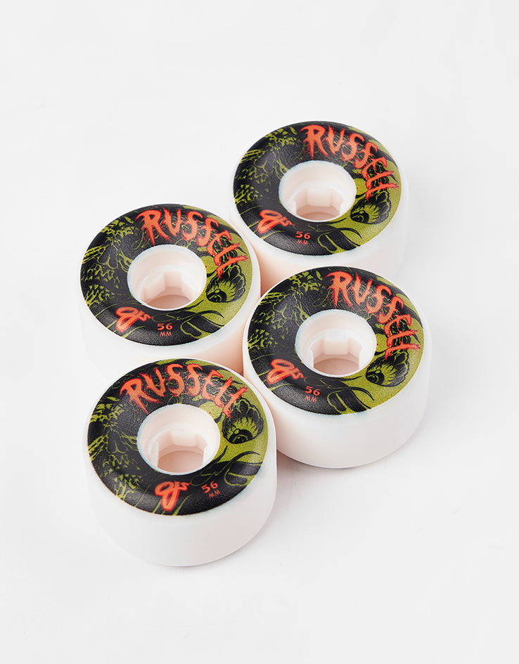 OJ Russell Optic Nightmare Elite Hardline 99a Skateboard Wheels - 56mm