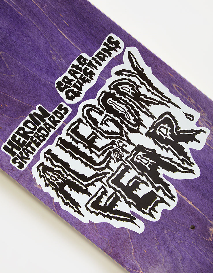 Heroin Yankou Allegory of Fear Skateboard Deck - 8.25”
