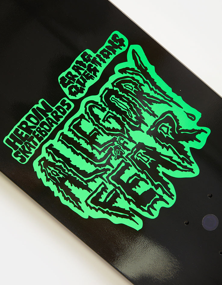 Heroin Swampy Allegory of Fear Skateboard Deck - 9”