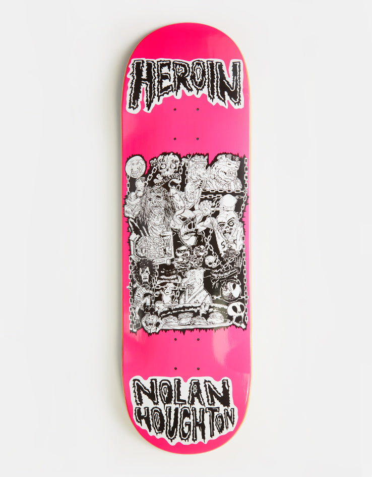 Heroin Nolan Allegory of Fear Skateboard Deck - 9.5”