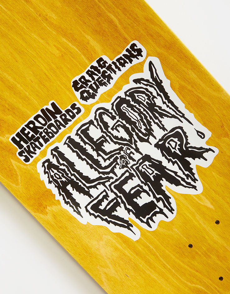 Heroin Craig Questions Allegory of Fear Skateboard Deck - 10”