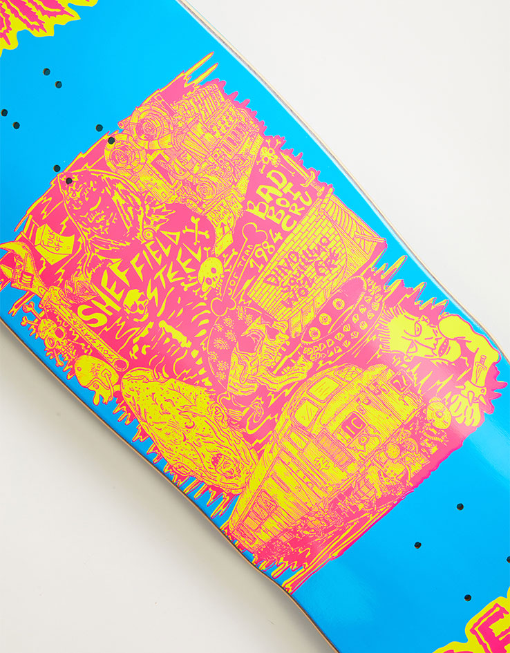 Heroin Dead Dave Allegory of Fear Skateboard Deck - 10.1”