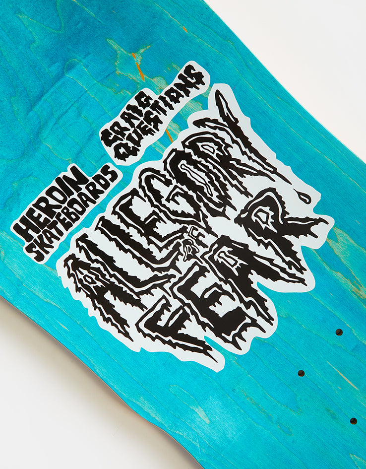 Heroin Dead Dave Allegory of Fear Skateboard Deck - 10.1”